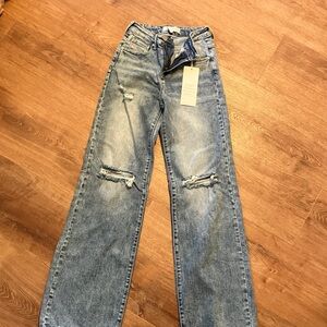 Women's Blue Flare Jeans
